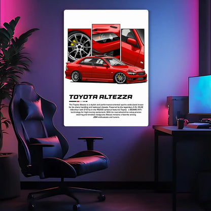 Toyota Altezza Metal Poster