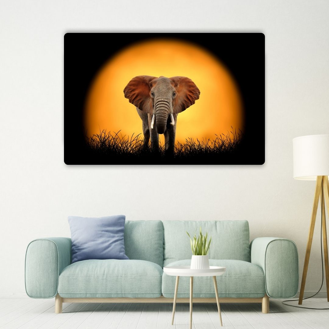 Elephant Metal Poster