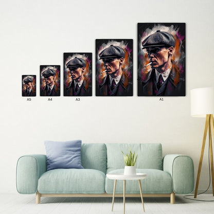 Tommy Shelby Metal Poster