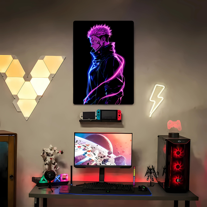 Sukuna x Gojo Amoled Metal Poster