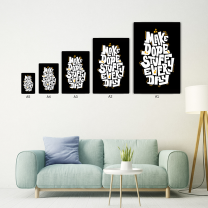 Designer Motivation Metal Poster