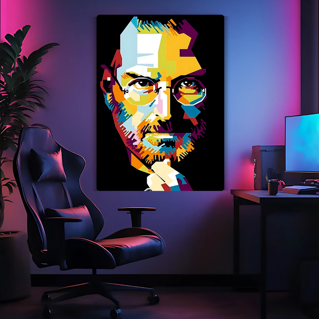 Steve Jobs Metal Poster