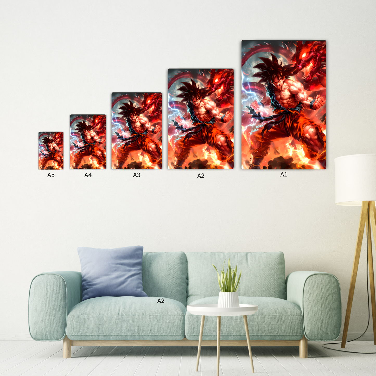 Son Goku Metal Poster