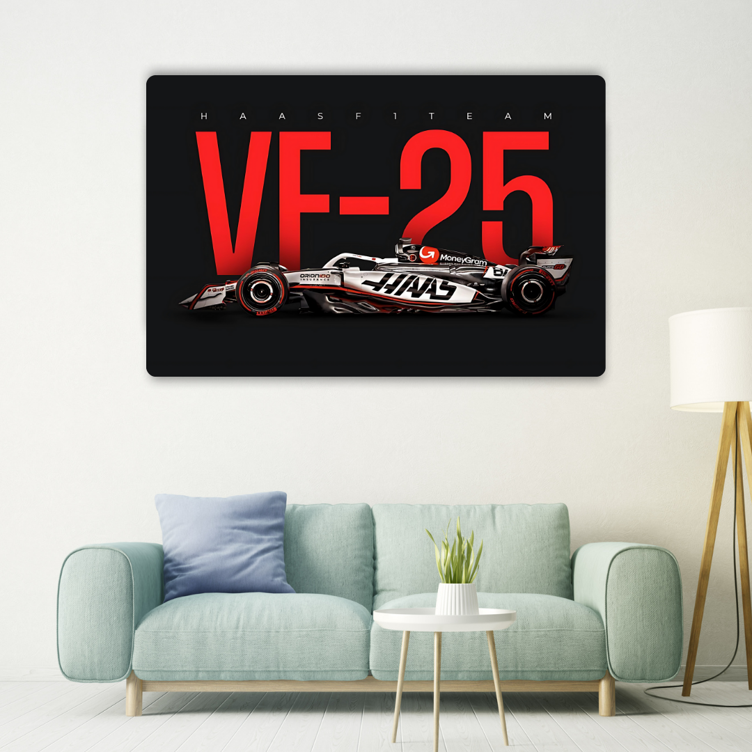 Haas VF-25 Metal Poster