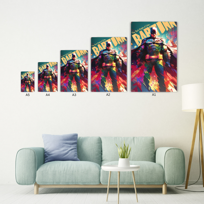 Batman Comic Metal Poster