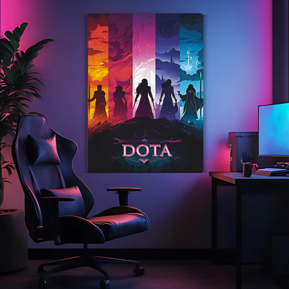 Dota Metal Poster