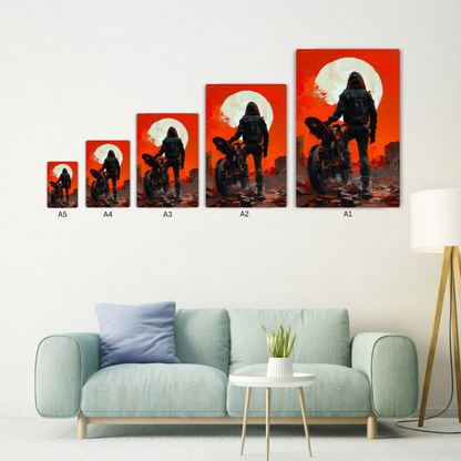 The Last Ride Metal Poster