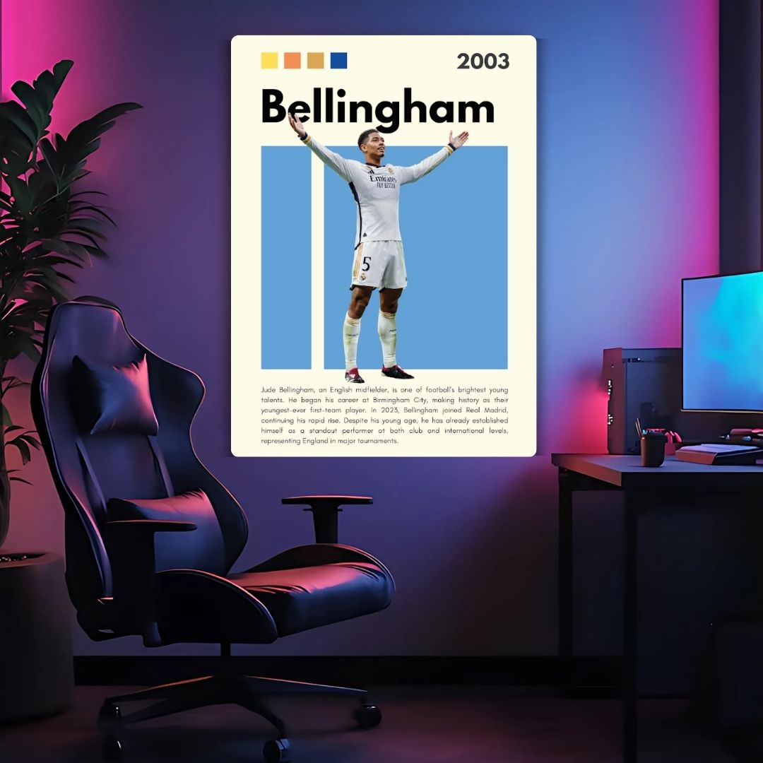 Jude Bellingham Metal Poster