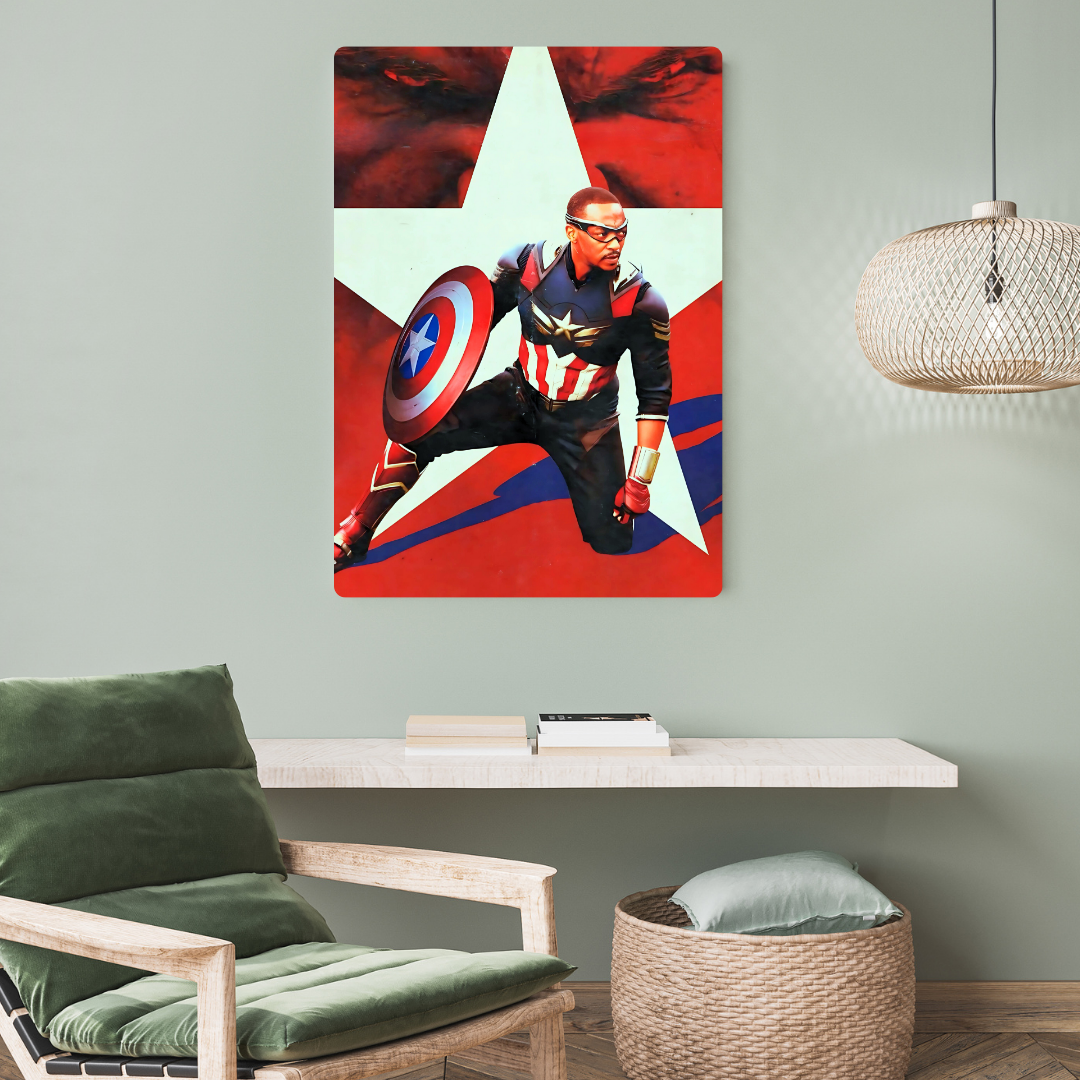 Captain America - Brave New World  Metal Poster