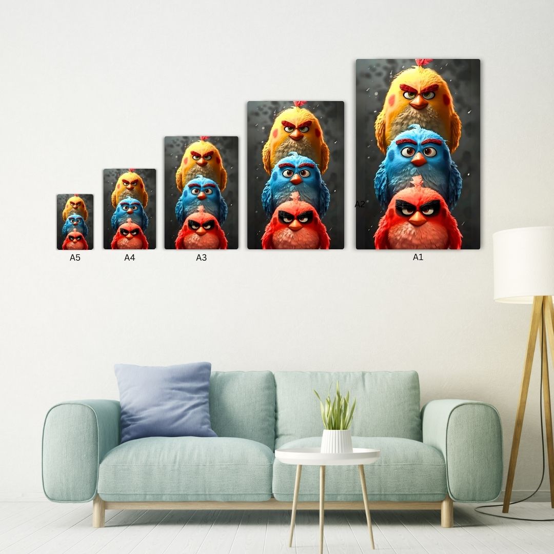 Angry Birds Metal Poster