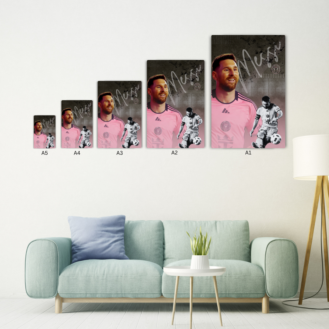Lionel Messi Metal Poster