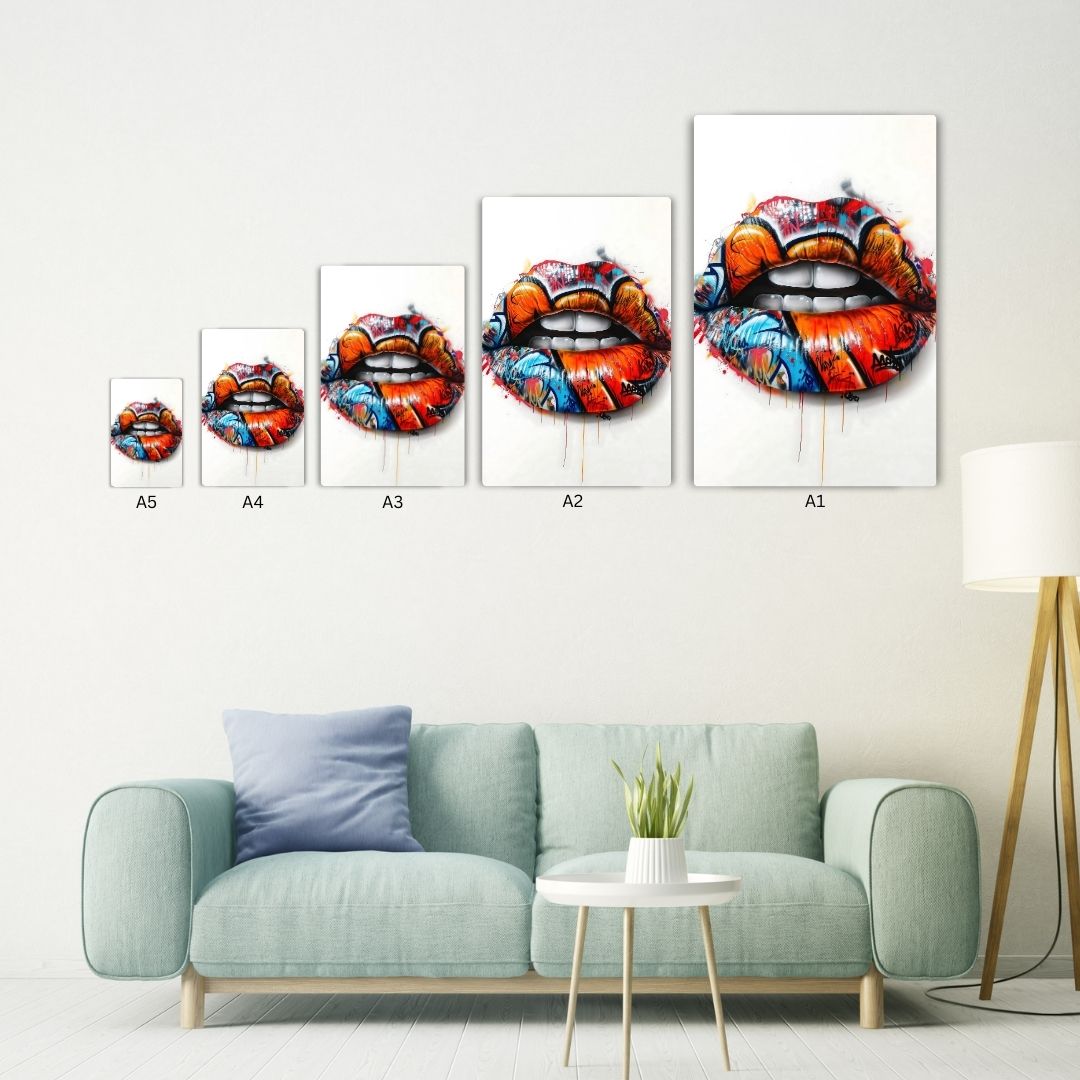 Urban Kiss Metal Poster