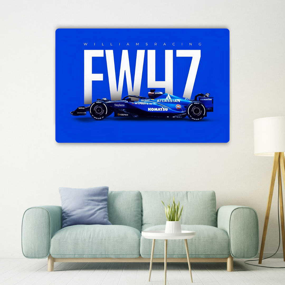 Williams FW47 Metal Poster