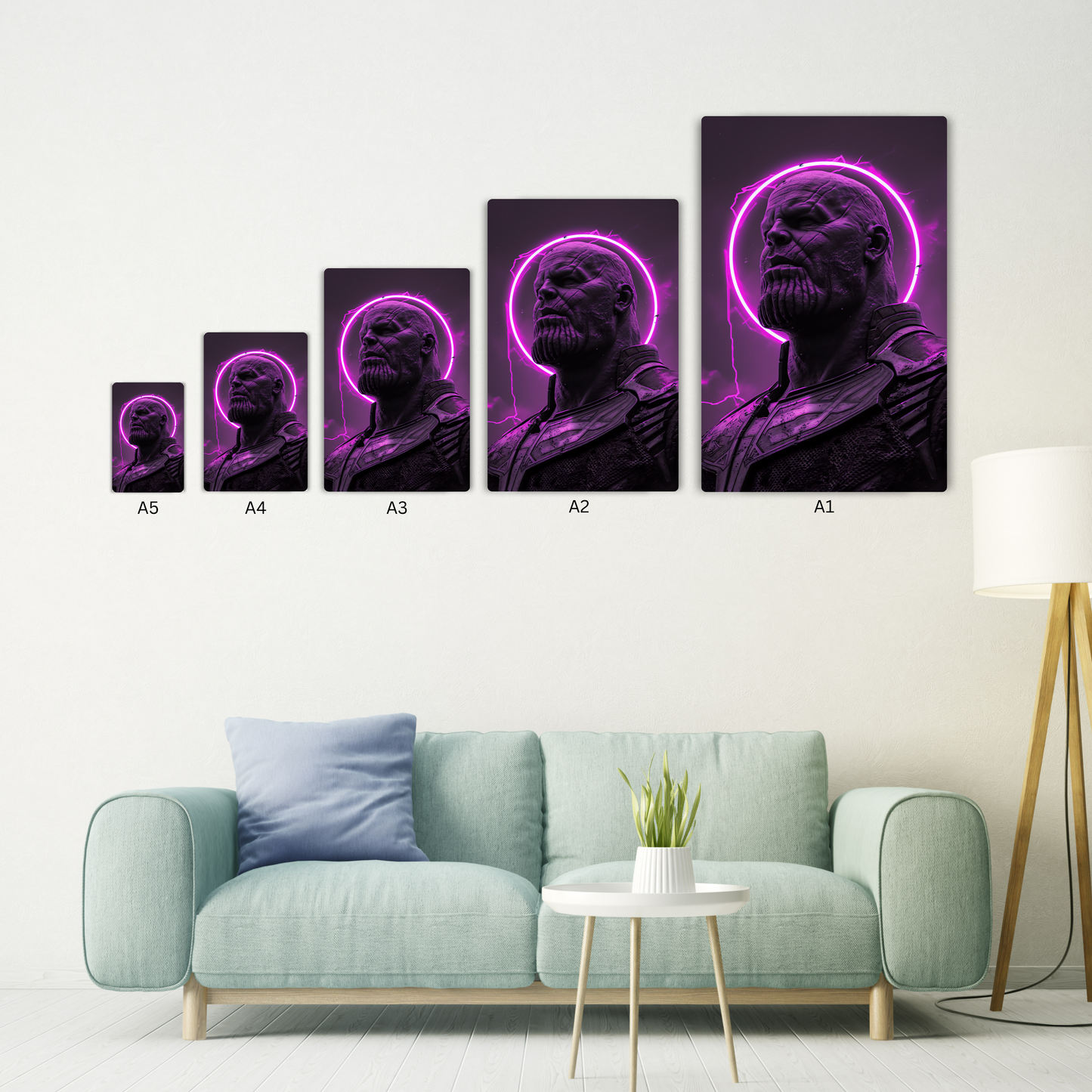 Avengers Thanos Metal Poster - Walltistic 