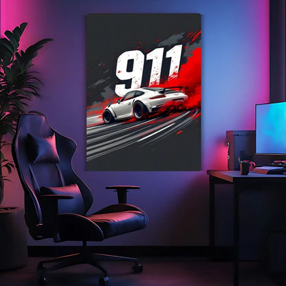 911 on the Edge Metal Poster