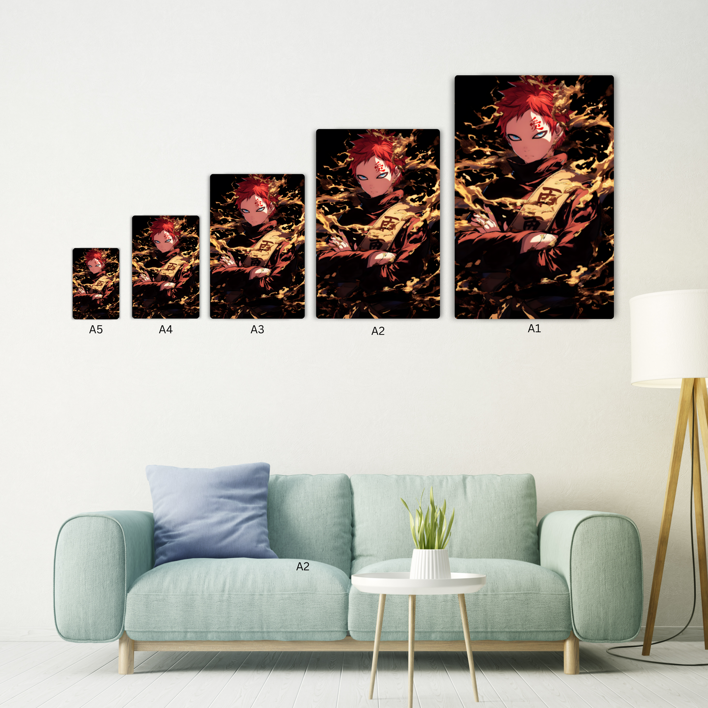 Gaara Metal Poster