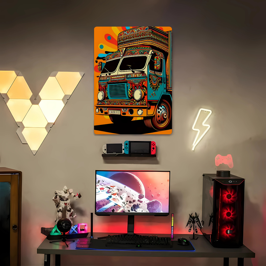 Truck Art Metal Poster
