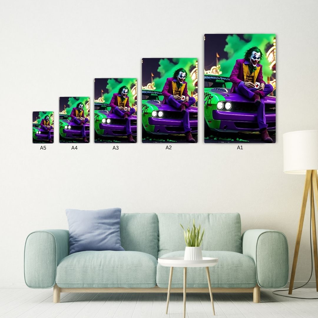 Joker - Why So Serious Metal Poster