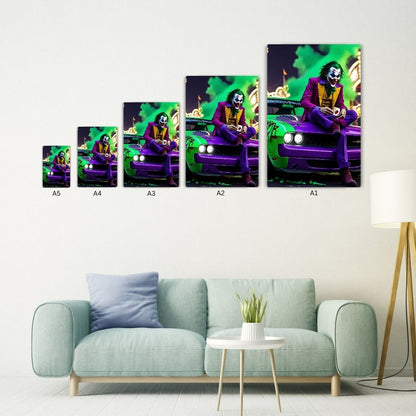 Joker - Why So Serious Metal Poster