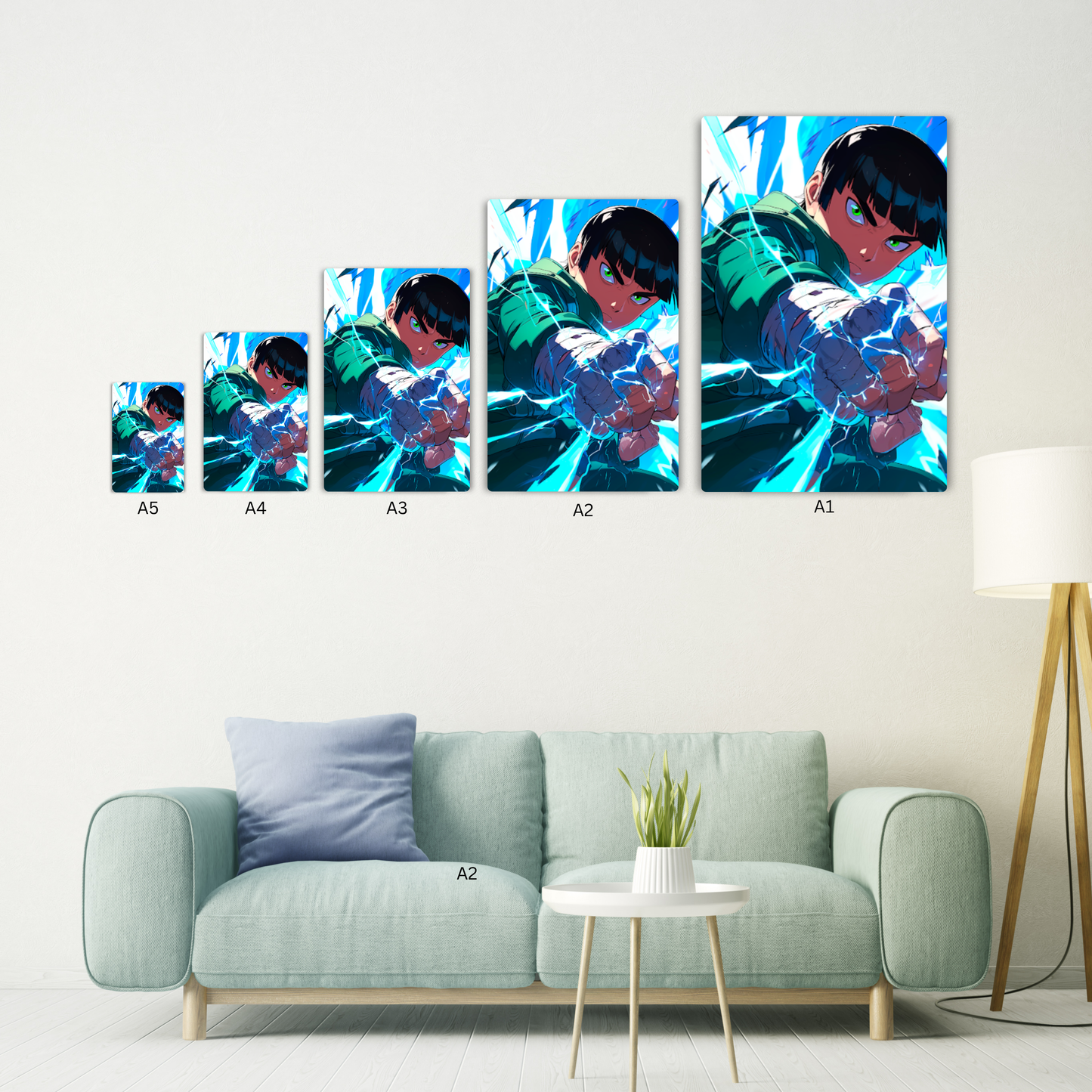 Rock Lee Metal Poster