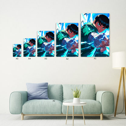 Rock Lee Metal Poster