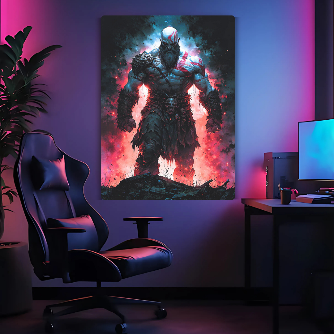 Ghost of Sparta's Fury Metal Poster