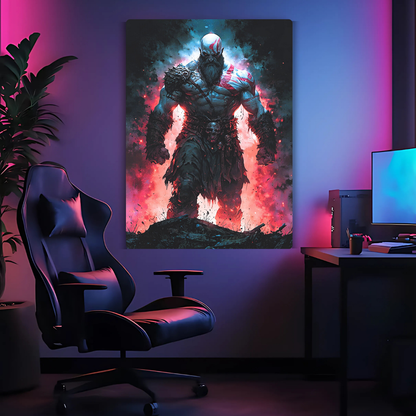Ghost of Sparta's Fury Metal Poster