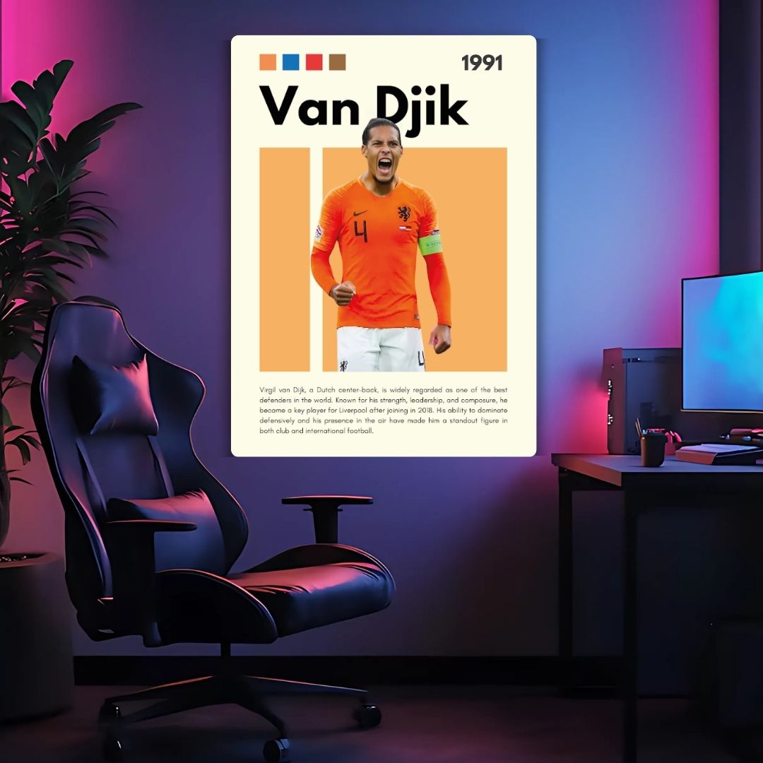 Van Dijk Metal Poster