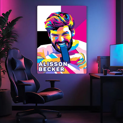 Alisson Becker Metal Poster