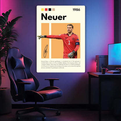 Manuel Neuer Metal Poster