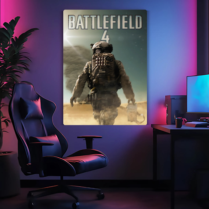 Battel Field IV Metal Poster