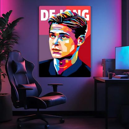 Frenkie De Jong Metal Poster