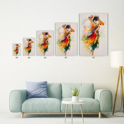 Chromatic Dance Metal Poster