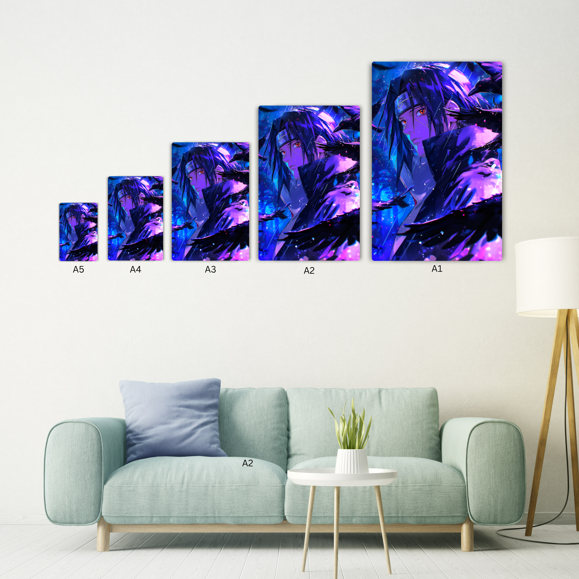 Itachi Uchiha Metal Poster