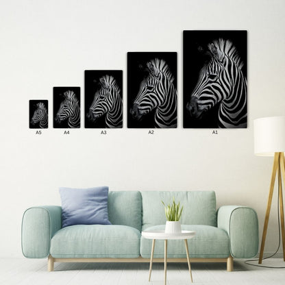 Zebra Metal Poster