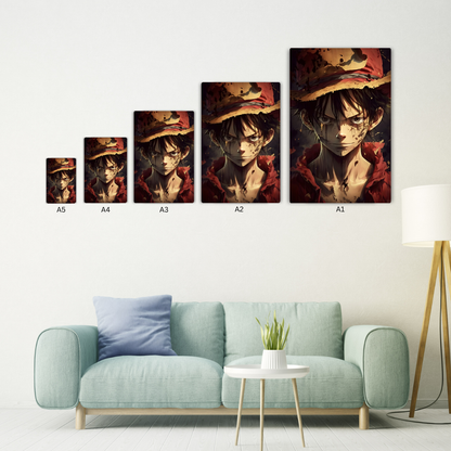 Luffy Metal Poster