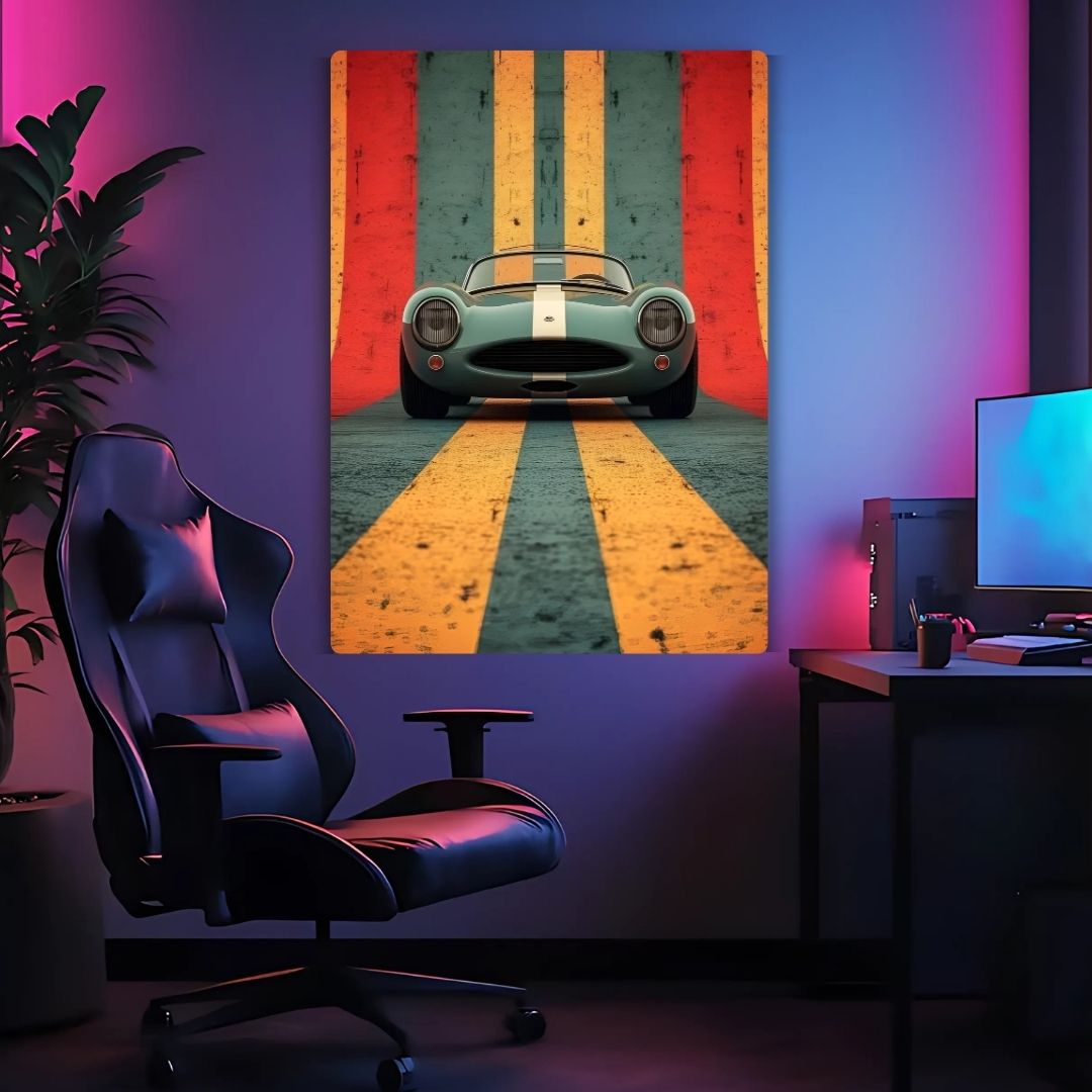 Aston Martin DBR1 Metal Poster