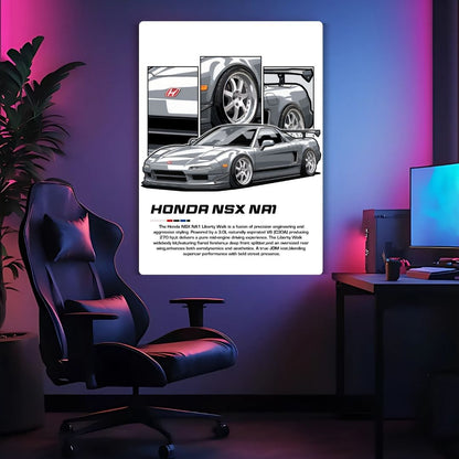 Honda NSX NA1 Metal Poster
