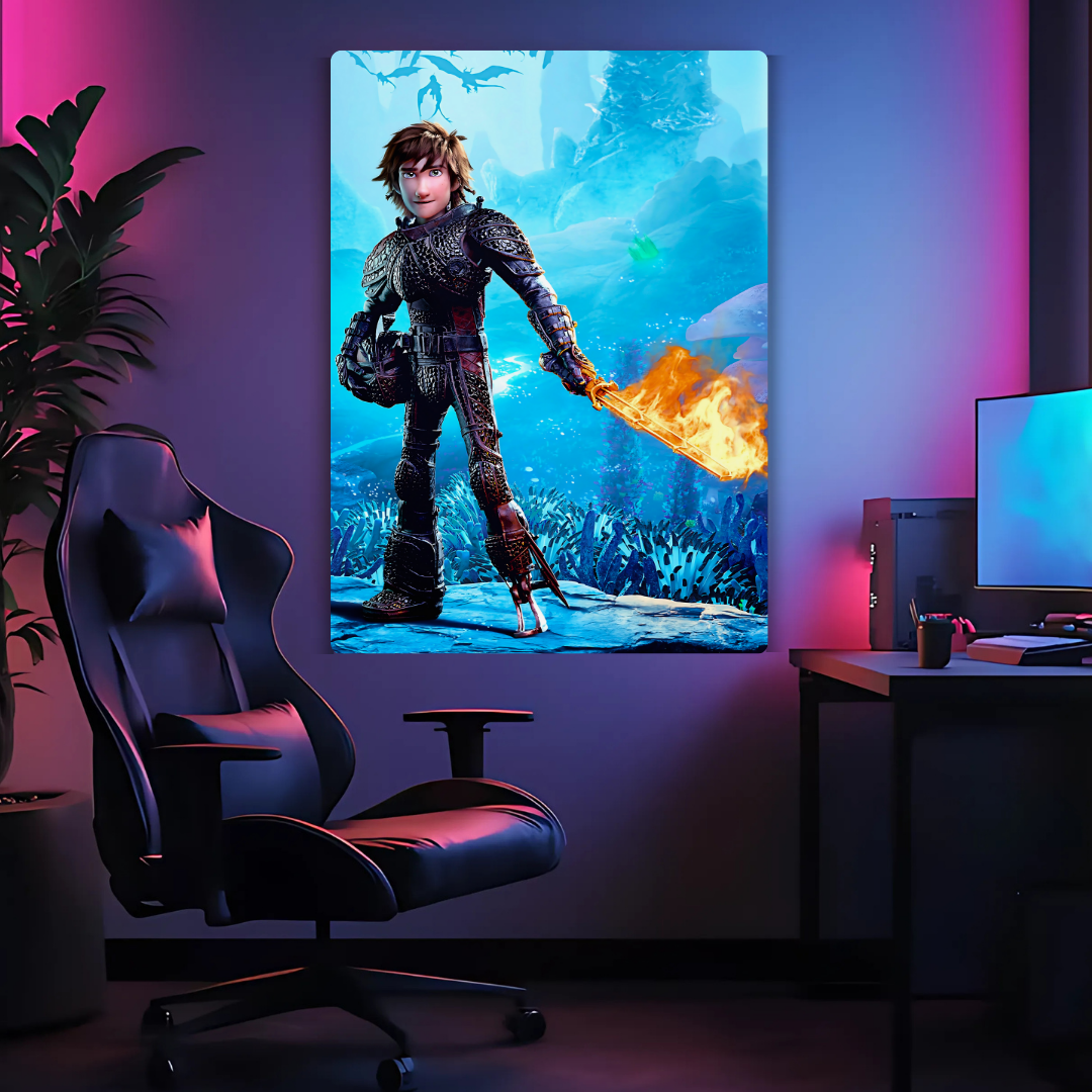 How to Train Your Dragon Metal Poster