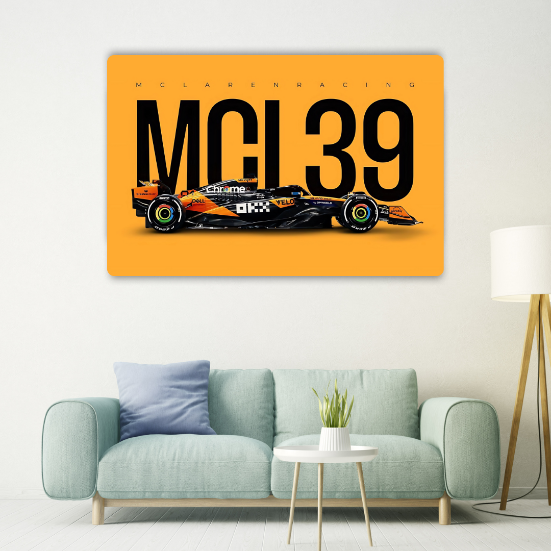McLaren MCL38 Metal Poster
