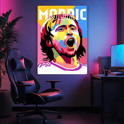 Luka Modric Metal Poster