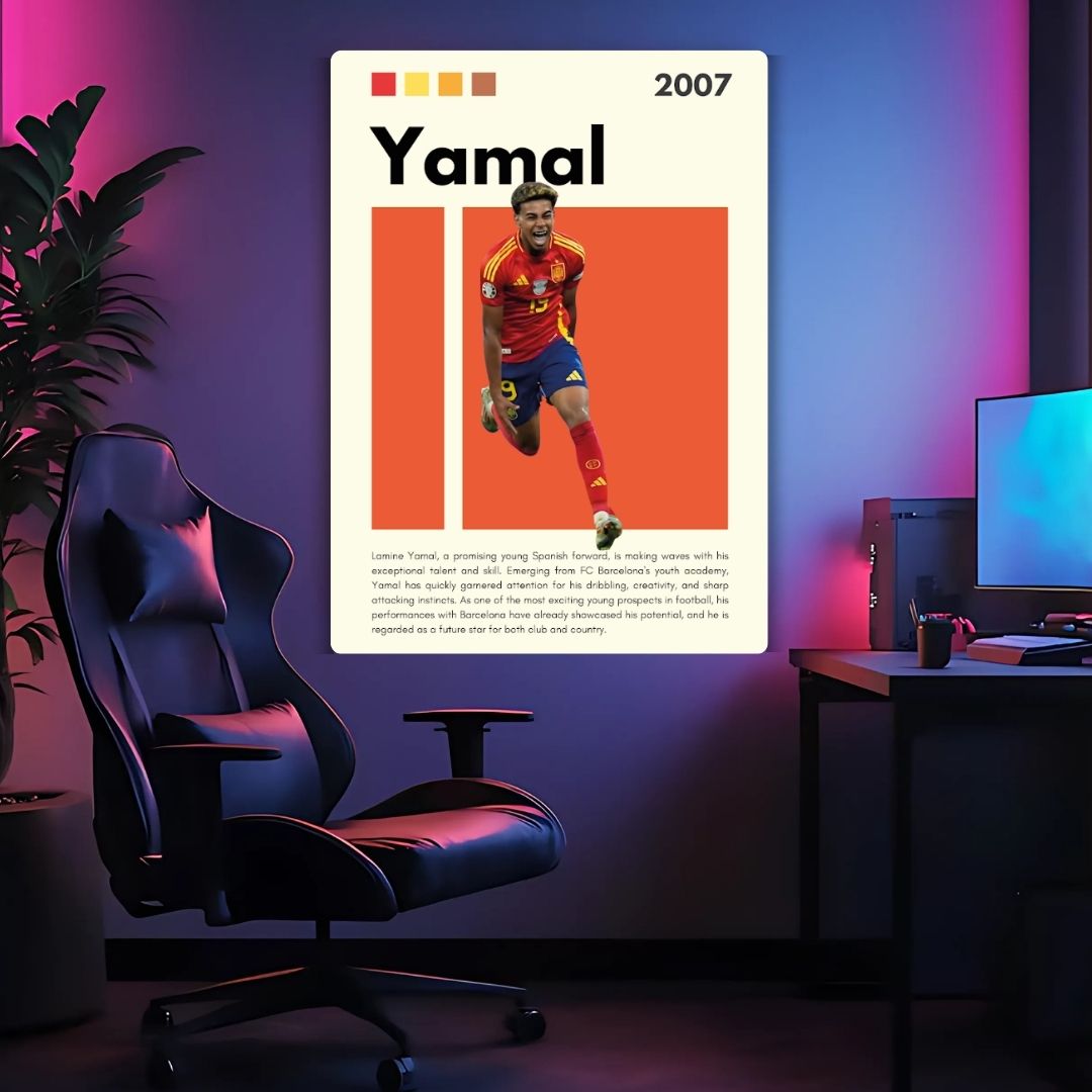 Yamal Metal Poster