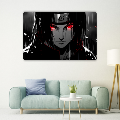Itachi Uchiha Manga Metal Poster