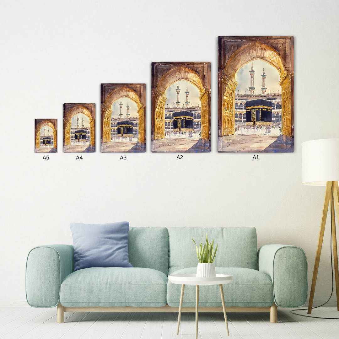 Holy Kaaba Metal Poster