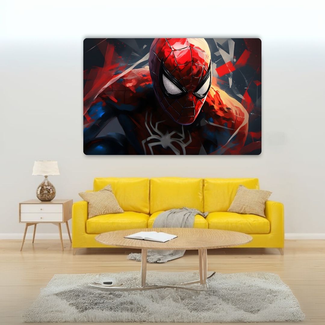 Spiderman's Action Metal Poster