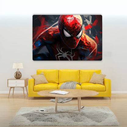 Spiderman's Action Metal Poster