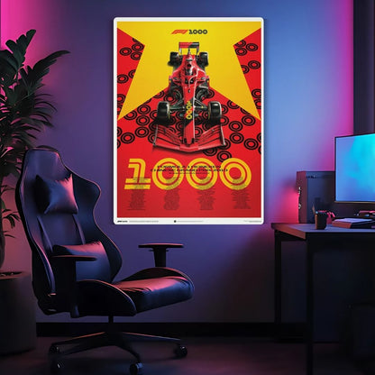 Formula 1000 Metal Poster