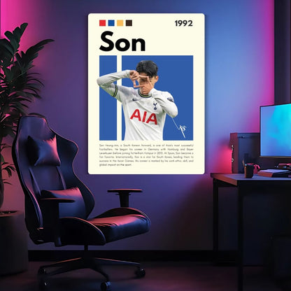 Son Heung-min Metal Poster