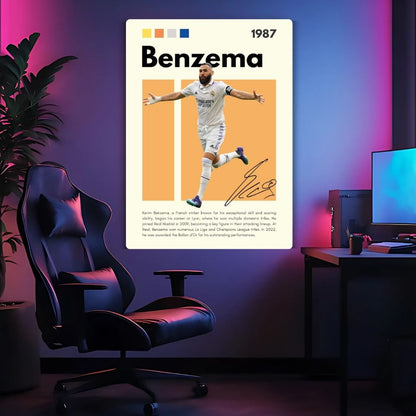 Benzema Metal Poster