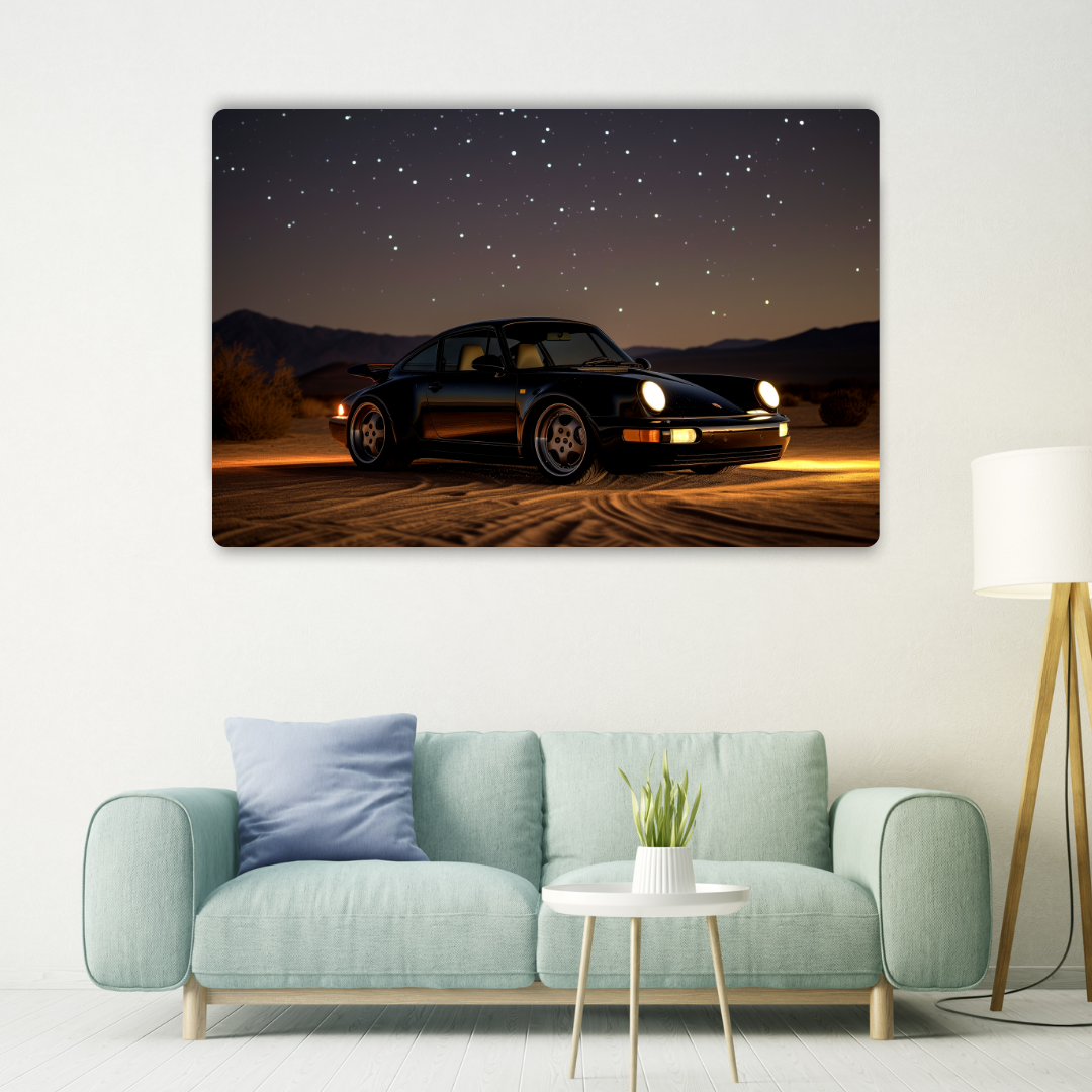 Desert VIew Metal Poster